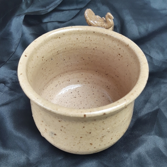 Clay Mug Glazed Pottery Studio Birds Sand Stone - Picture 4 of 12